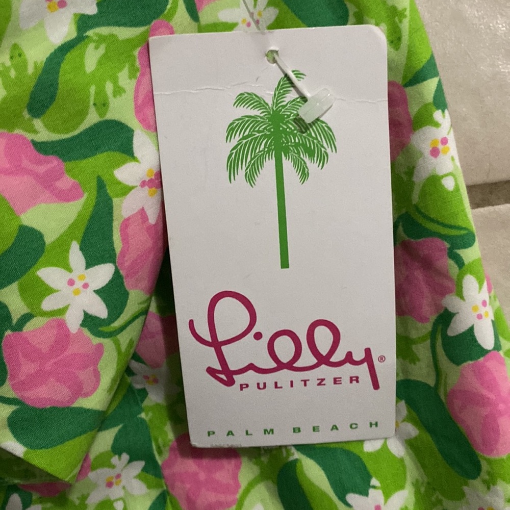 New Lilly Pulitzer Size 6 Cotton Summer Flirty Cocktail Travel Mini Dress - Picture 6 of 7